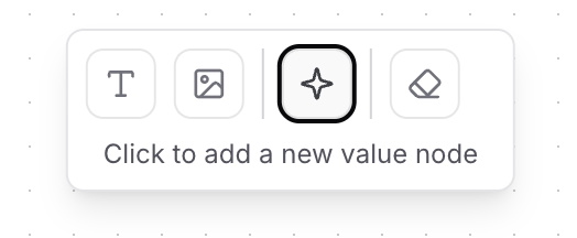 Add a new value node